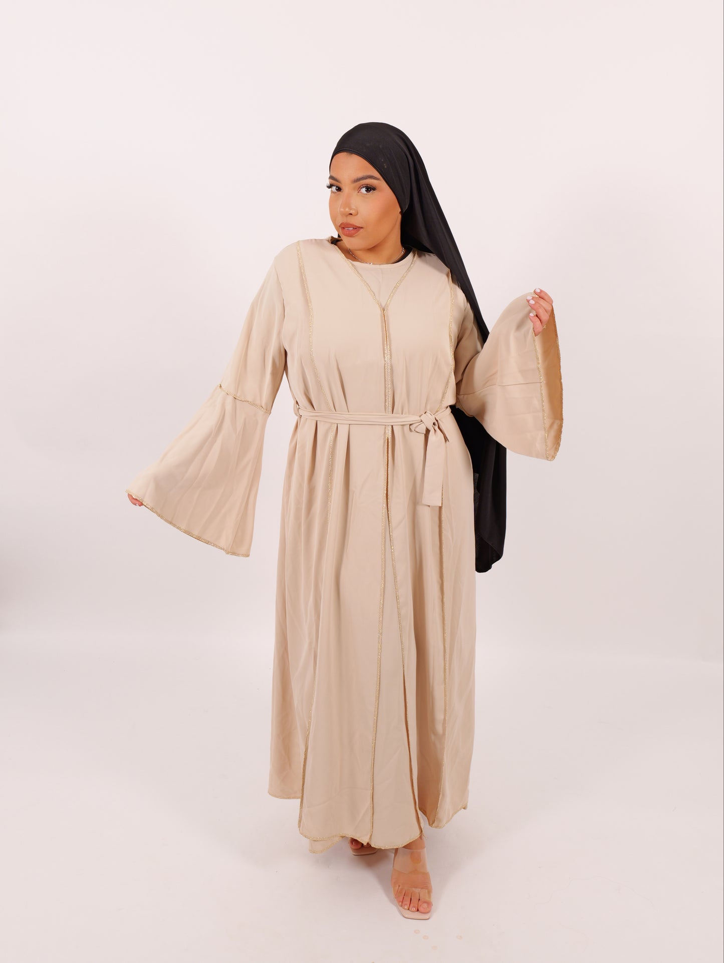 Abaya lina beige