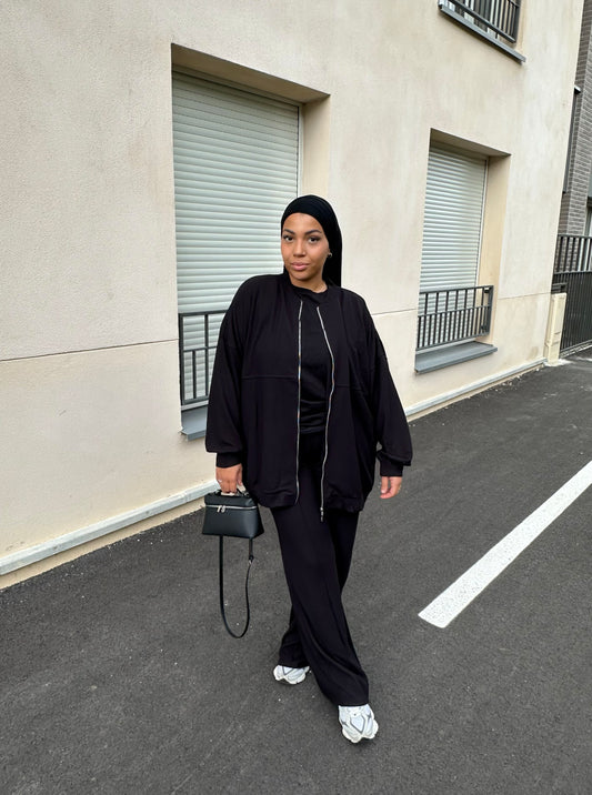 Ensemble jogging Sou Sisters noir