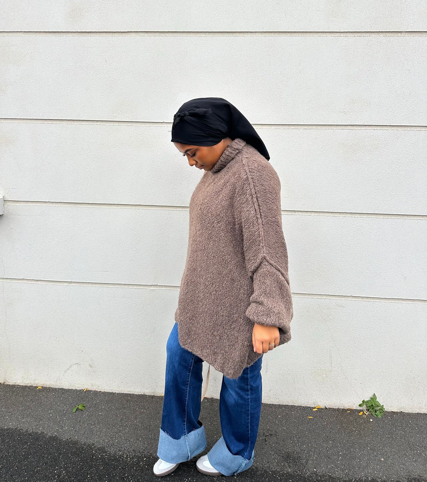 Pull long lena taupe