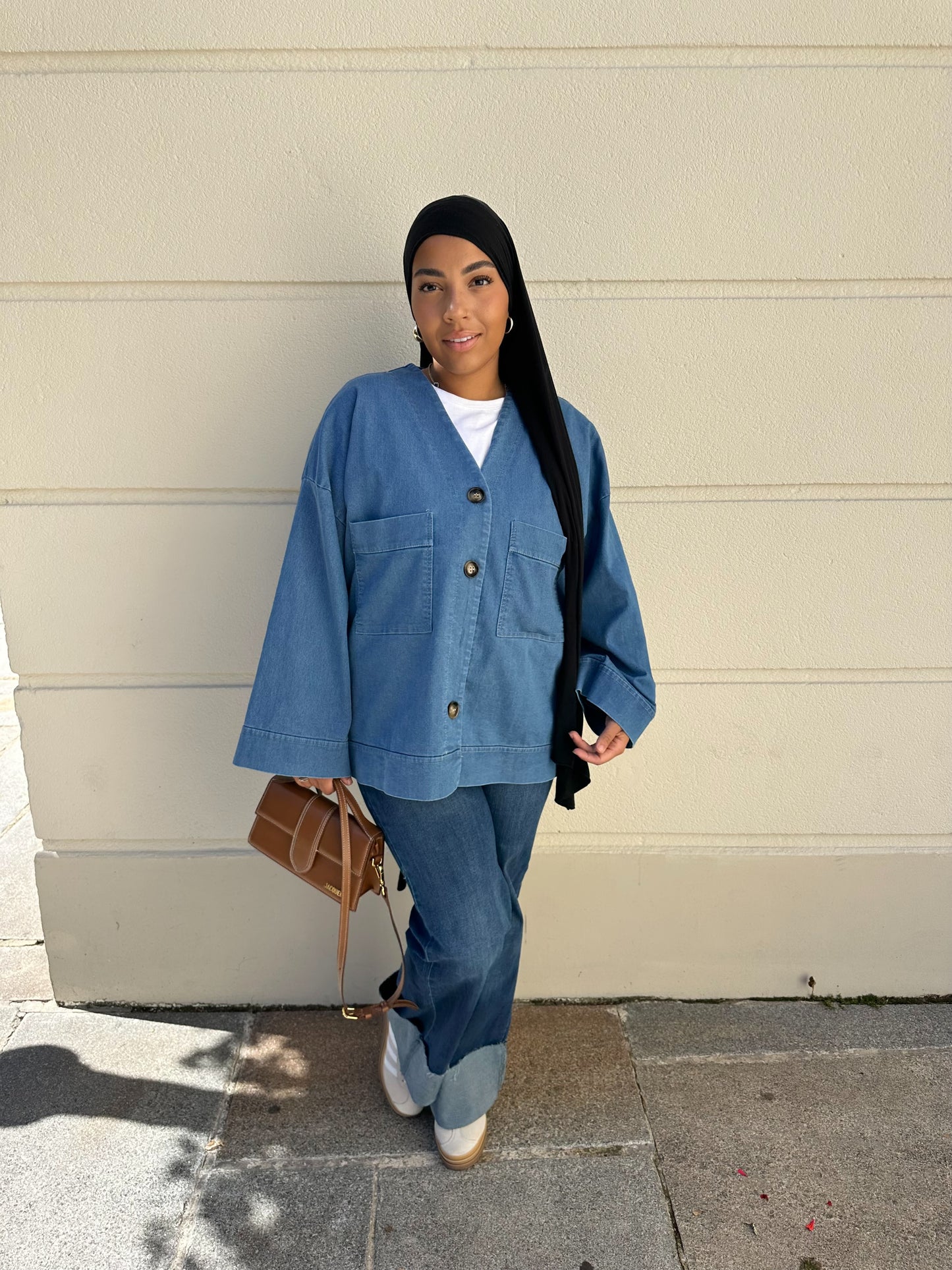 Chemisier jean oversize