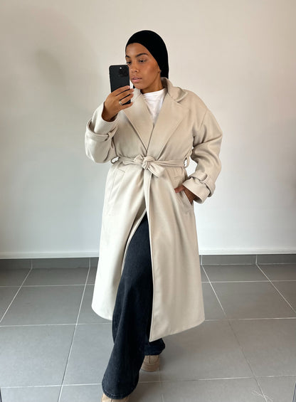 Manteau inspi zara beige