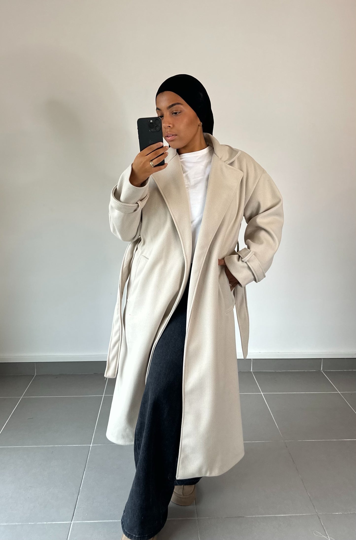 Manteau inspi zara beige