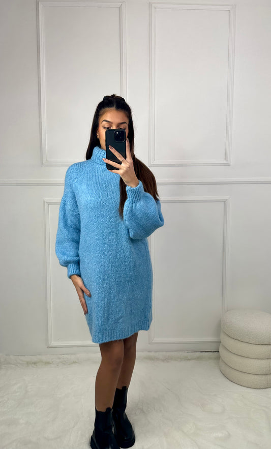 Robe pull bleu