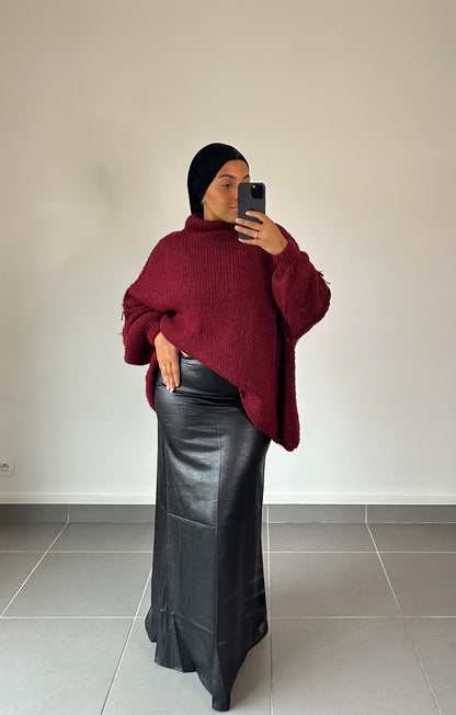 Pull lena bordeaux