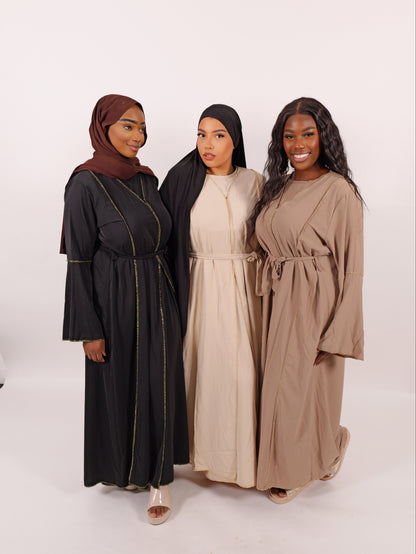 Abaya lina beige