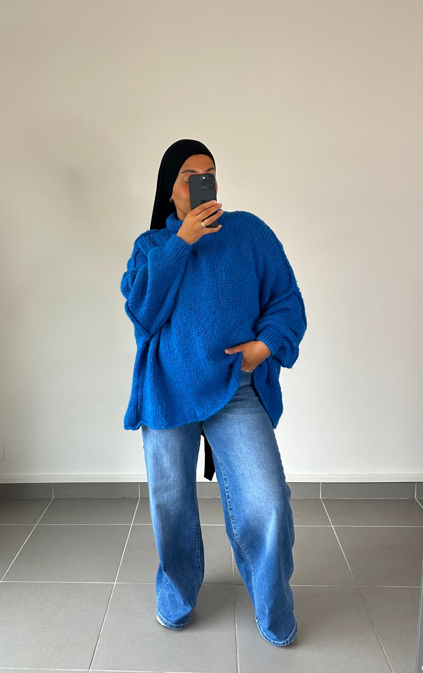 Pull lena bleu